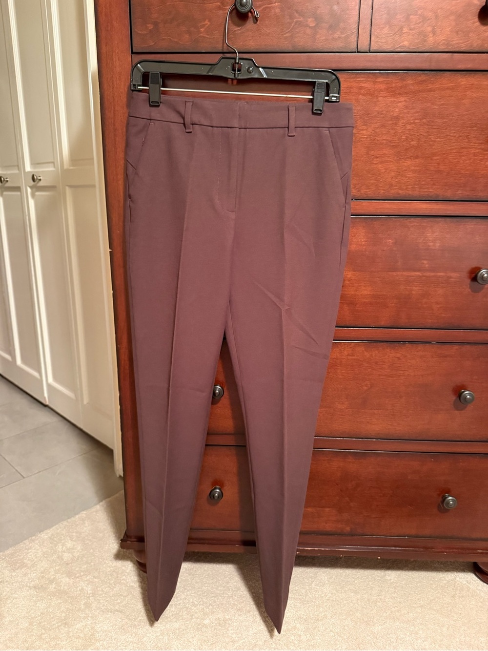 Women's Tailored Trousers - Brown